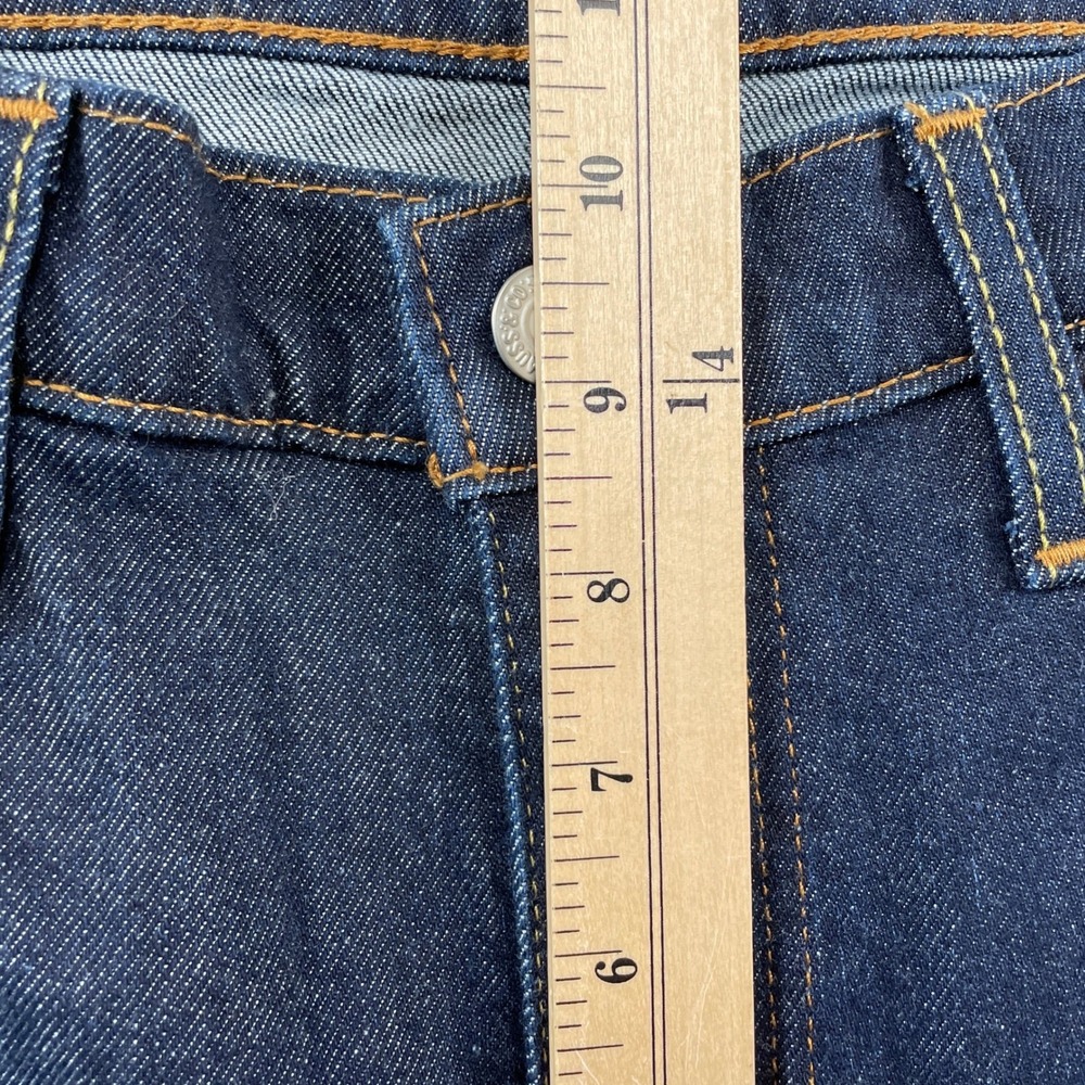 Levi's Jeans Mens 33x32 Blue Skinny Taper Premium Dark Wash Denim Pants - Picture 9 of 11